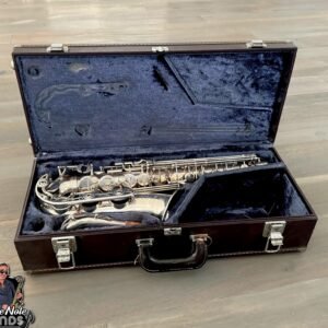 Vintage Yamaha 62 “purple logo” alto sax - Rare silver plate
