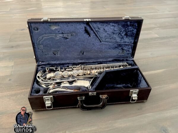 Vintage Yamaha 62 “purple logo” alto sax - Rare silver plate