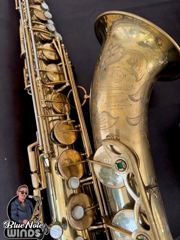 1953 Selmer Super Balanced Action Tenor Saxophone 51,xxx- Premium Overhaul & Lights Out Player! - Image 3